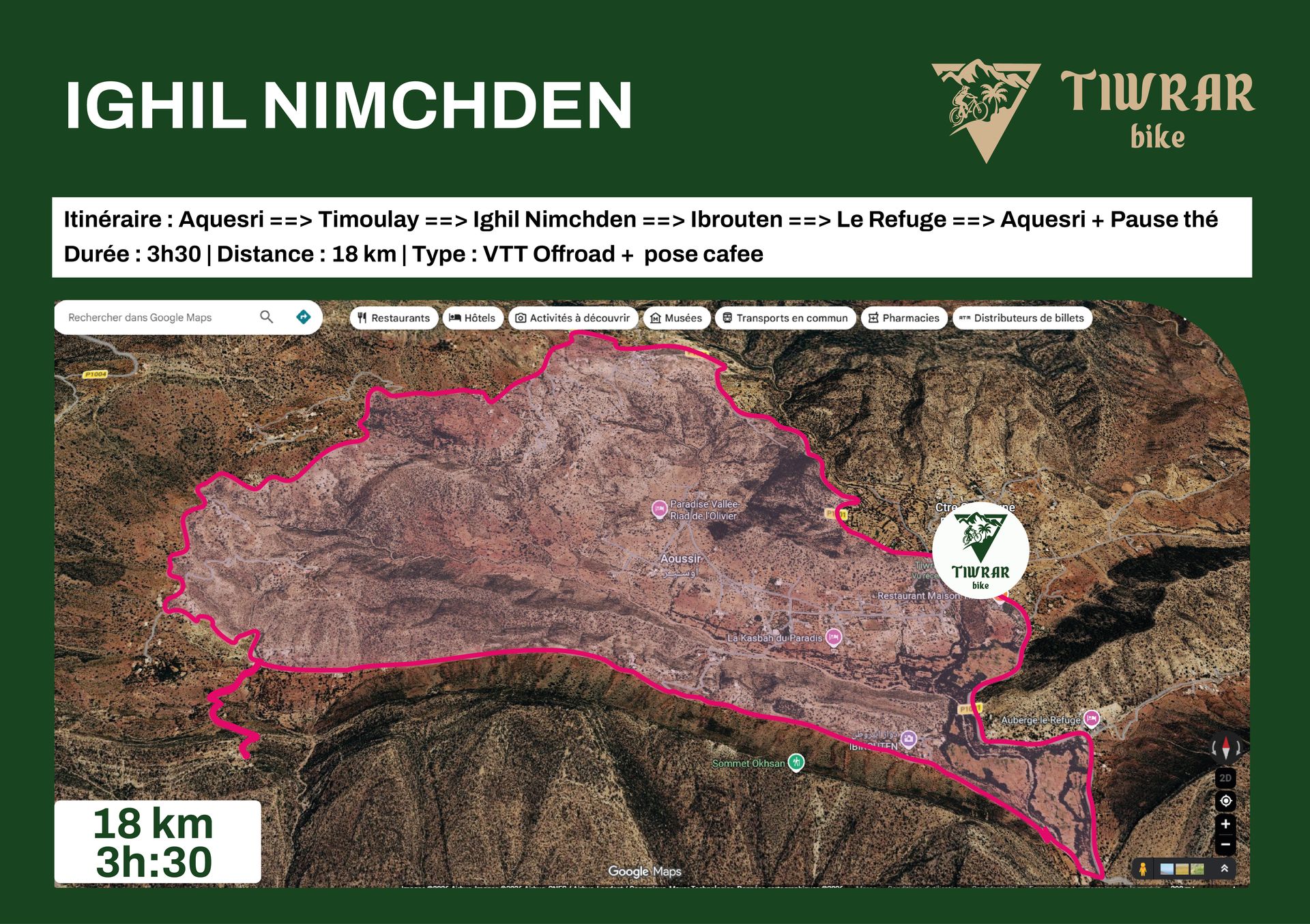 Trajet Ighil Nimchden
